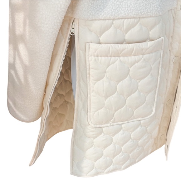 Talbots Cozy Sherpa Quilted Jacket - Picture 7 of 12